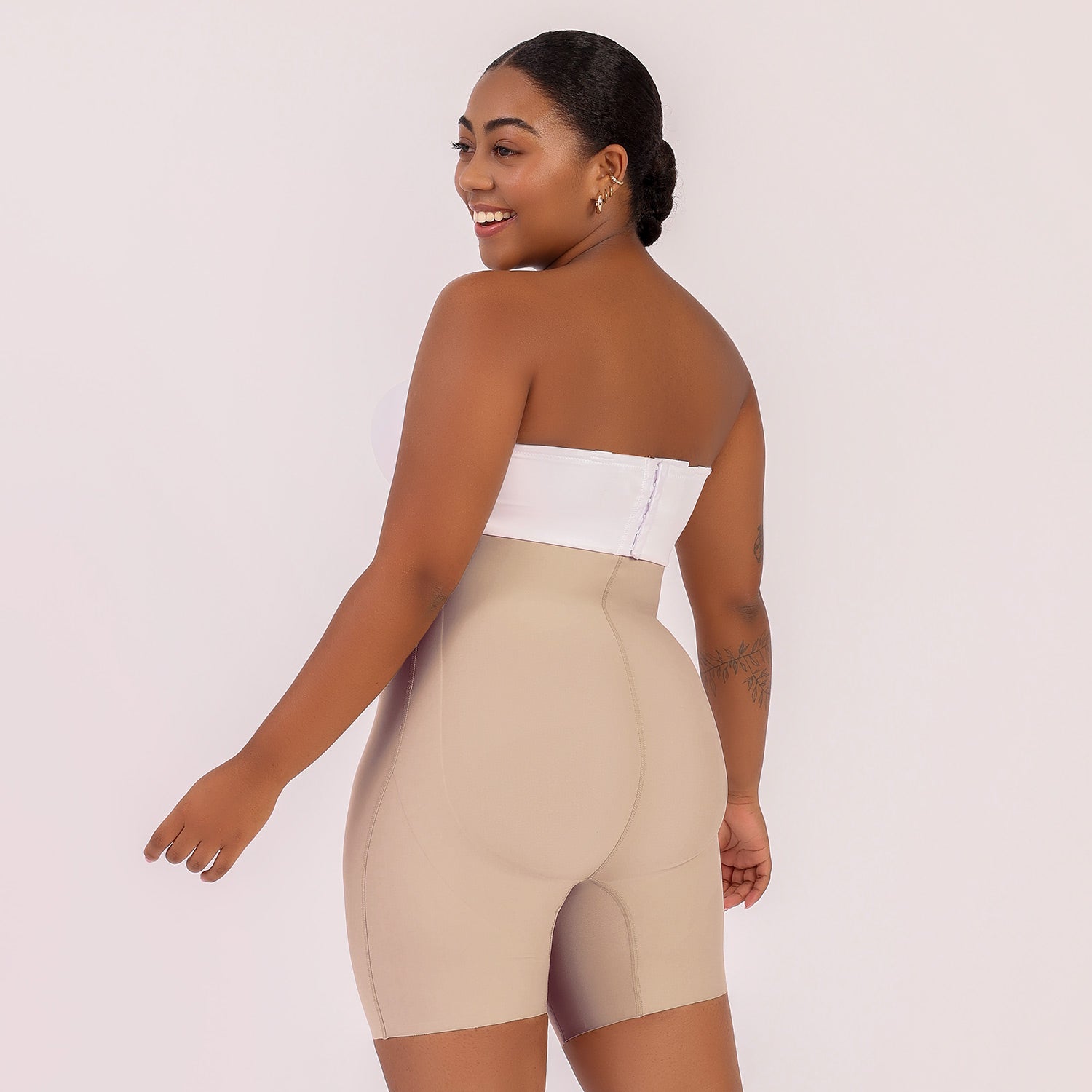 Biker tiro alto Moldeador #LNB004 - Compresión Básica