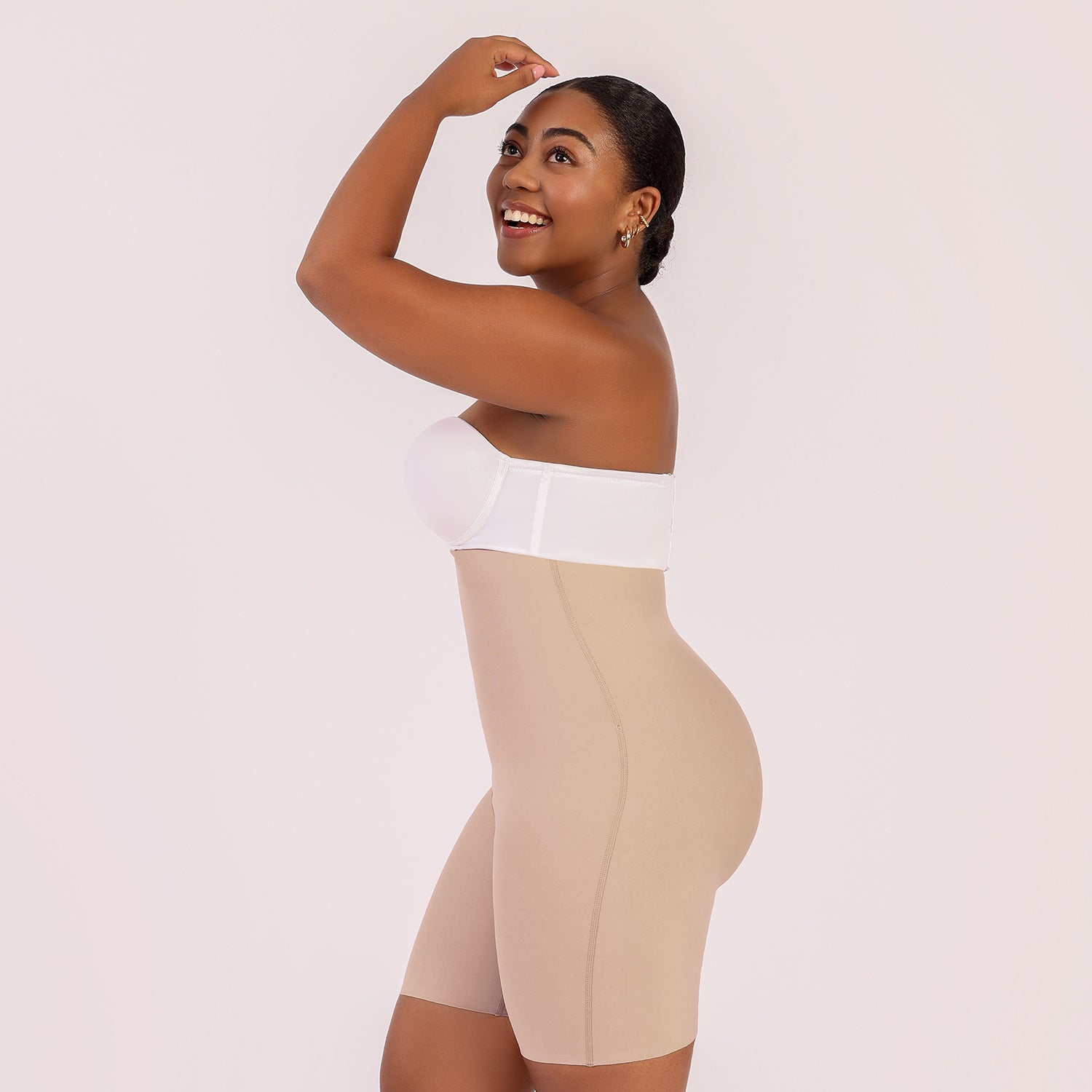 Biker tiro alto Moldeador #LNB004 - Compresión Básica