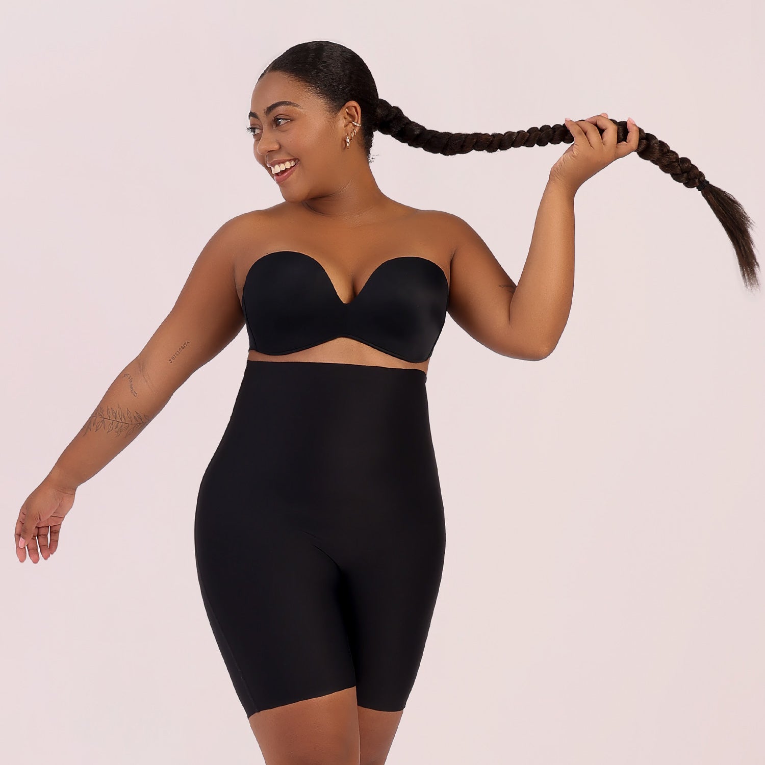 Biker tiro alto Moldeador #LNB004 - Compresión Básica