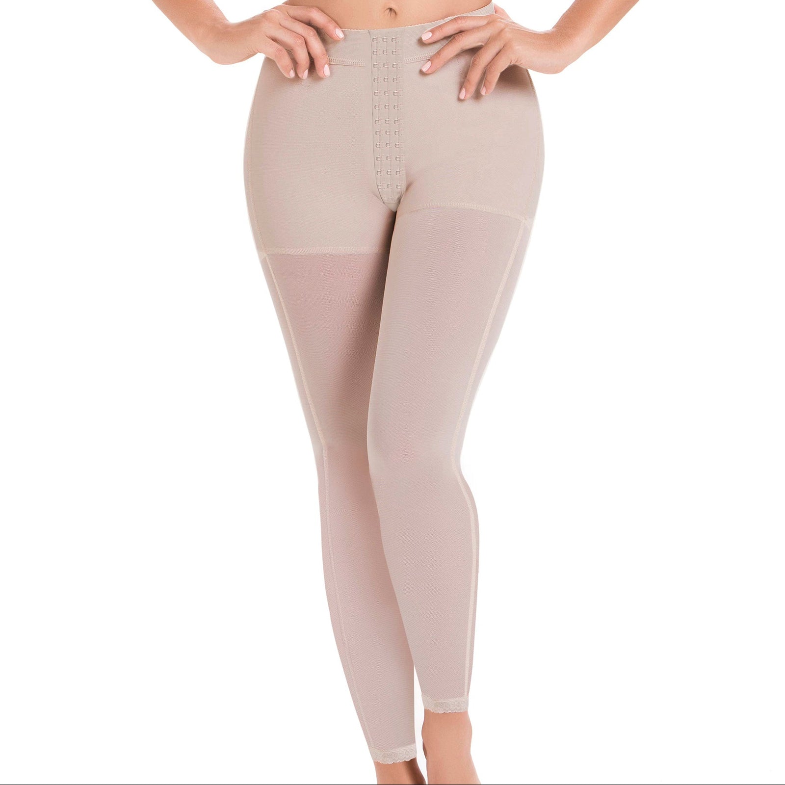 Faja pierna entera c/ broches - ML001 Compresión Máxima