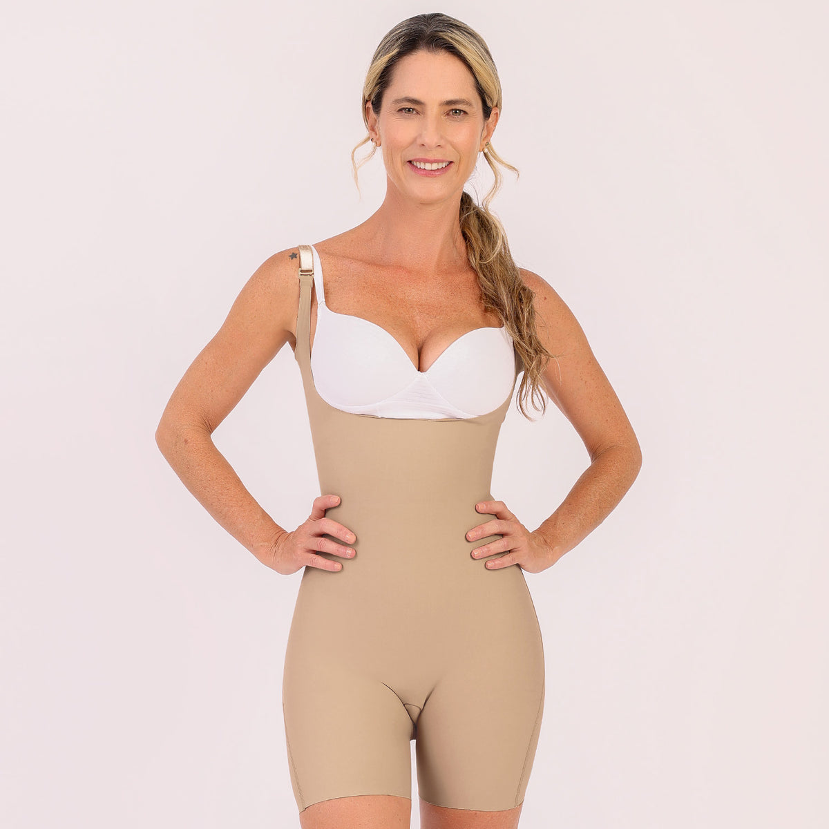 Enterizo Moldeador busto libre #LNB001 - Compresión Básica