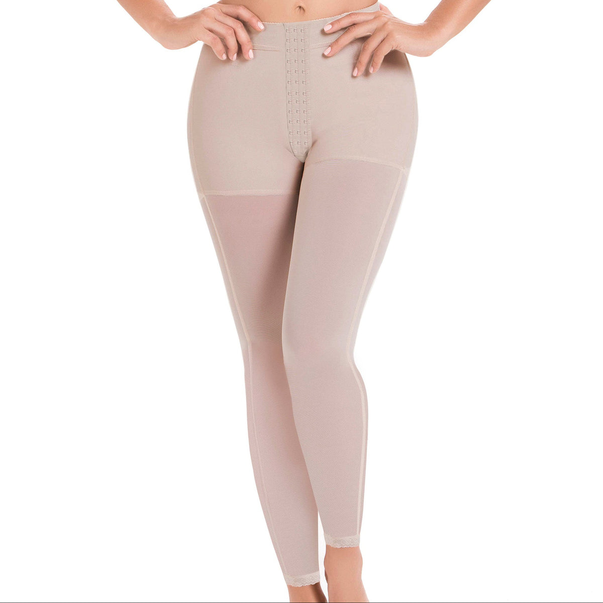 Faja pierna entera c/ broches - ML001 Compresión Máxima