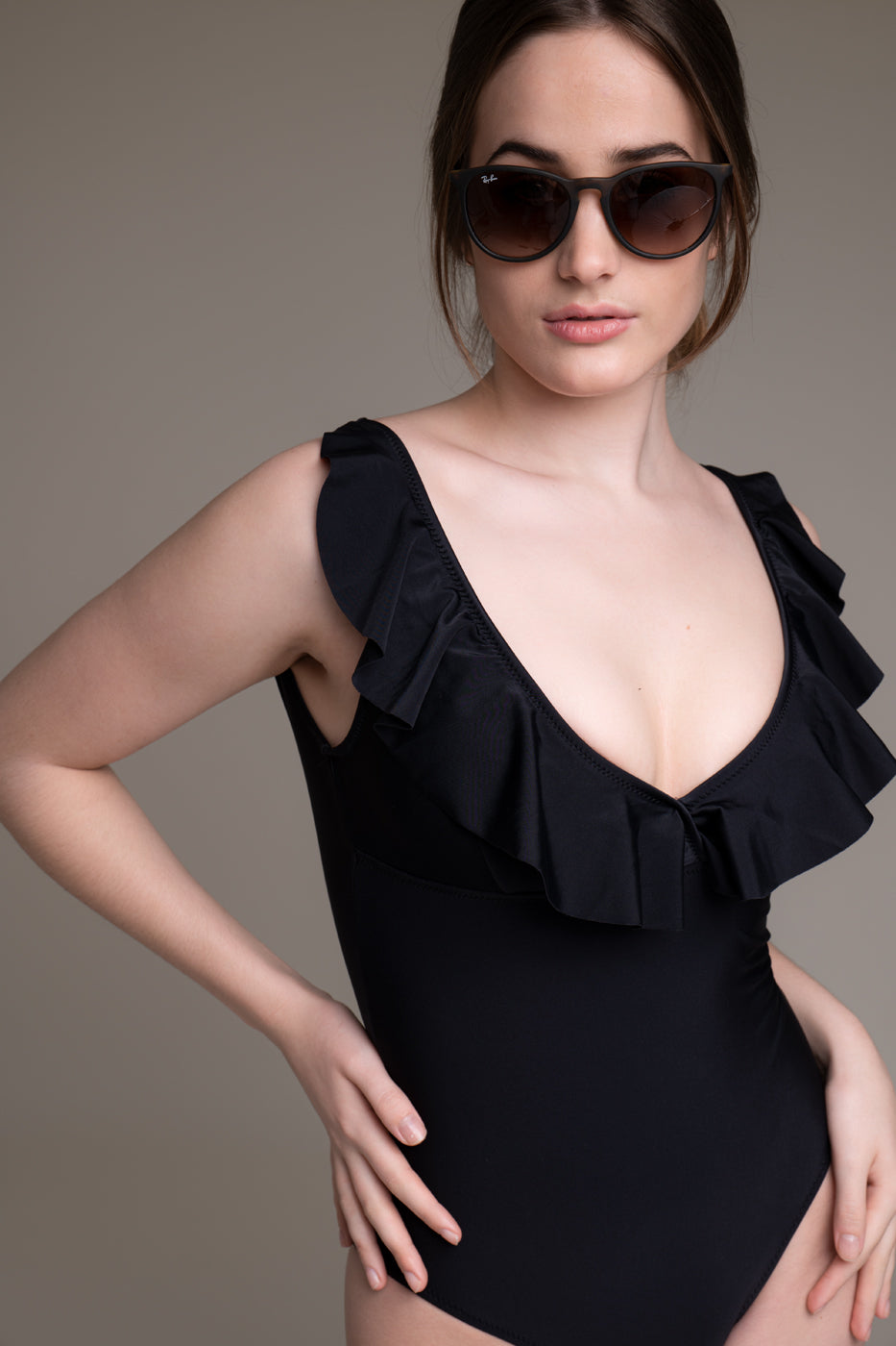 Malla Lisa Escote Volados